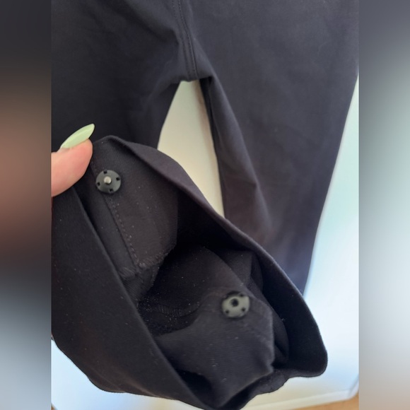 NEW MM LaFleur Foster Cigarette Pants Powerstretch Straight Navy Blue Sz 8 NWOT - Picture 9 of 12